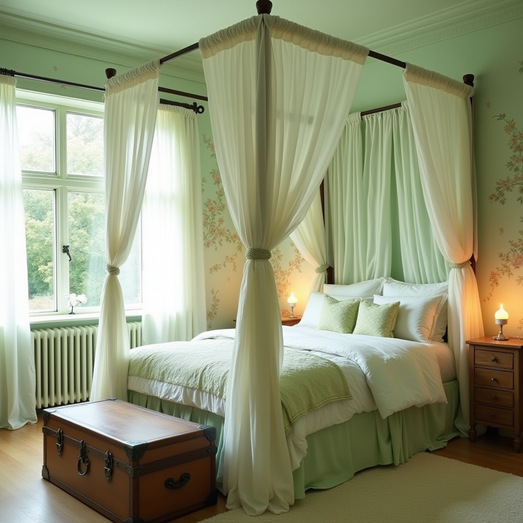 Soft Green Bedroom 14