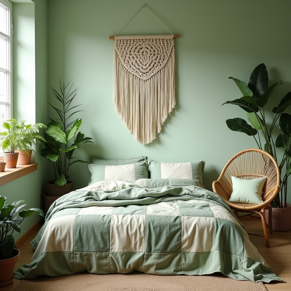 Soft Green Bedroom 15