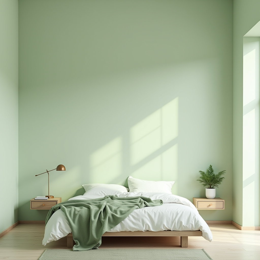 Soft Green Bedroom 17