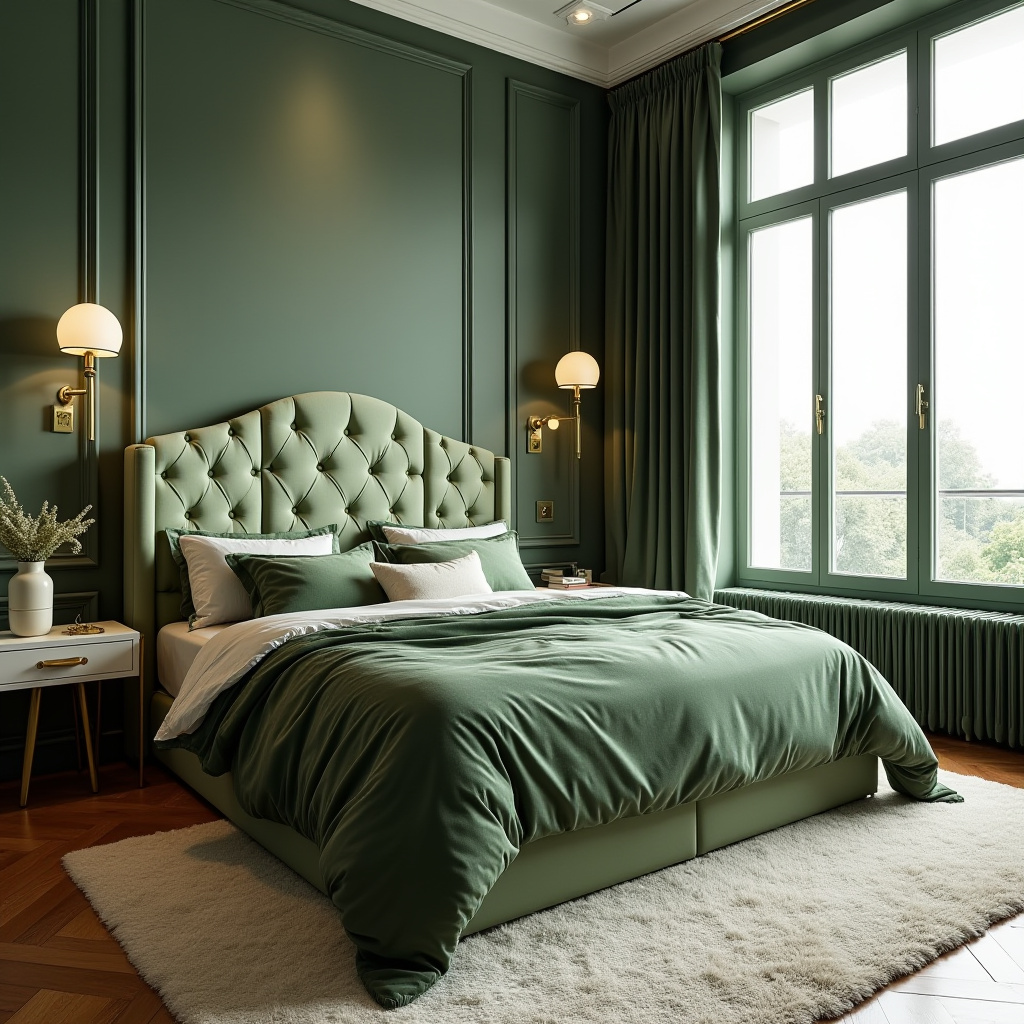 Soft Green Bedroom 19