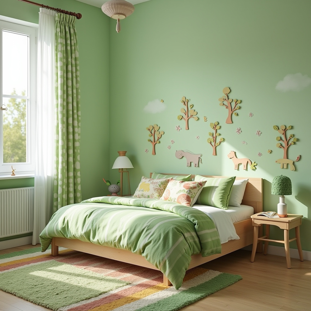 Soft Green Bedroom 22
