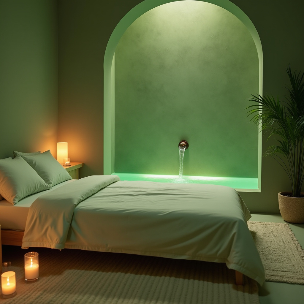 Soft Green Bedroom 26