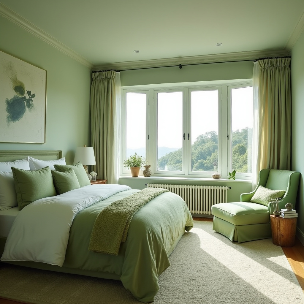 Soft Green Bedroom 32