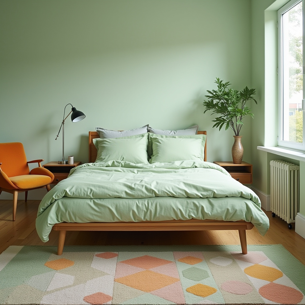 Soft Green Bedroom 38