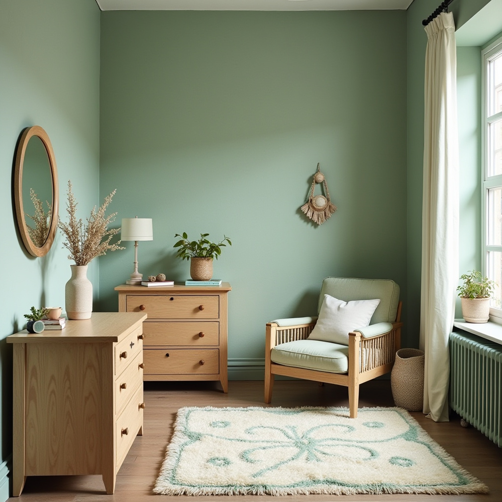 Soft Green Bedroom 4