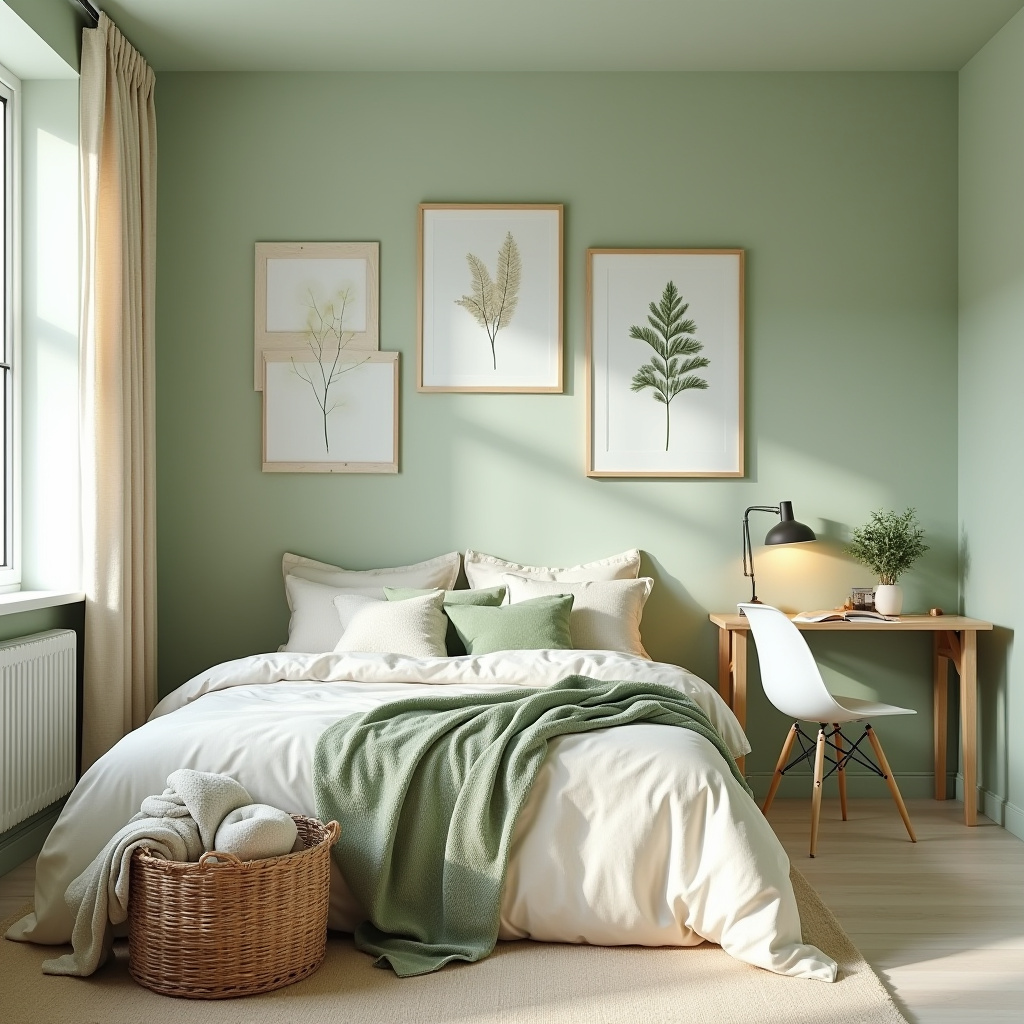Soft Green Bedroom 6