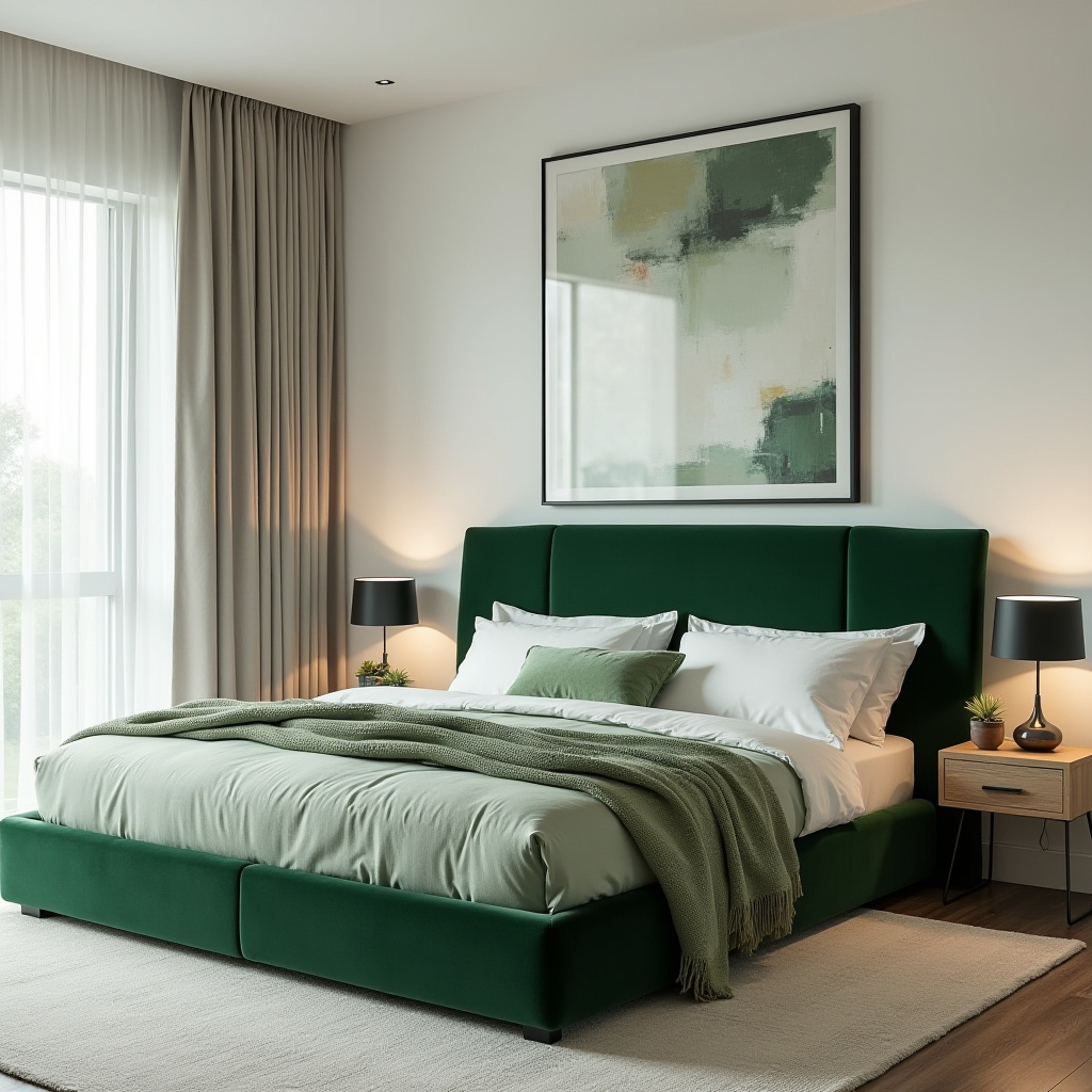 Soft Green Bedroom 7