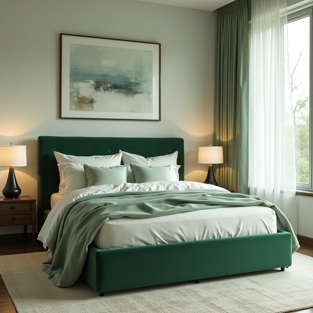 Soft Green Bedroom 8