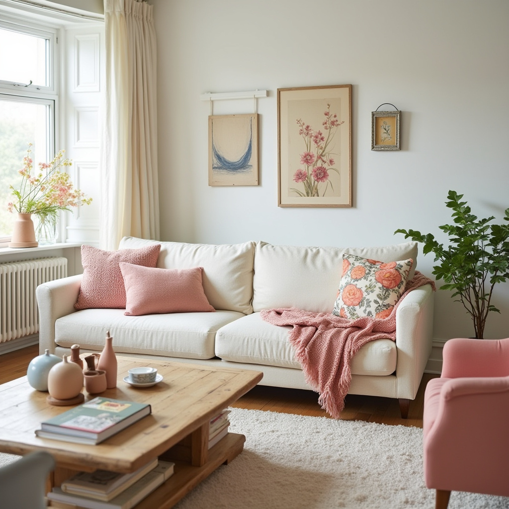 Spring Living Room Decor 23
