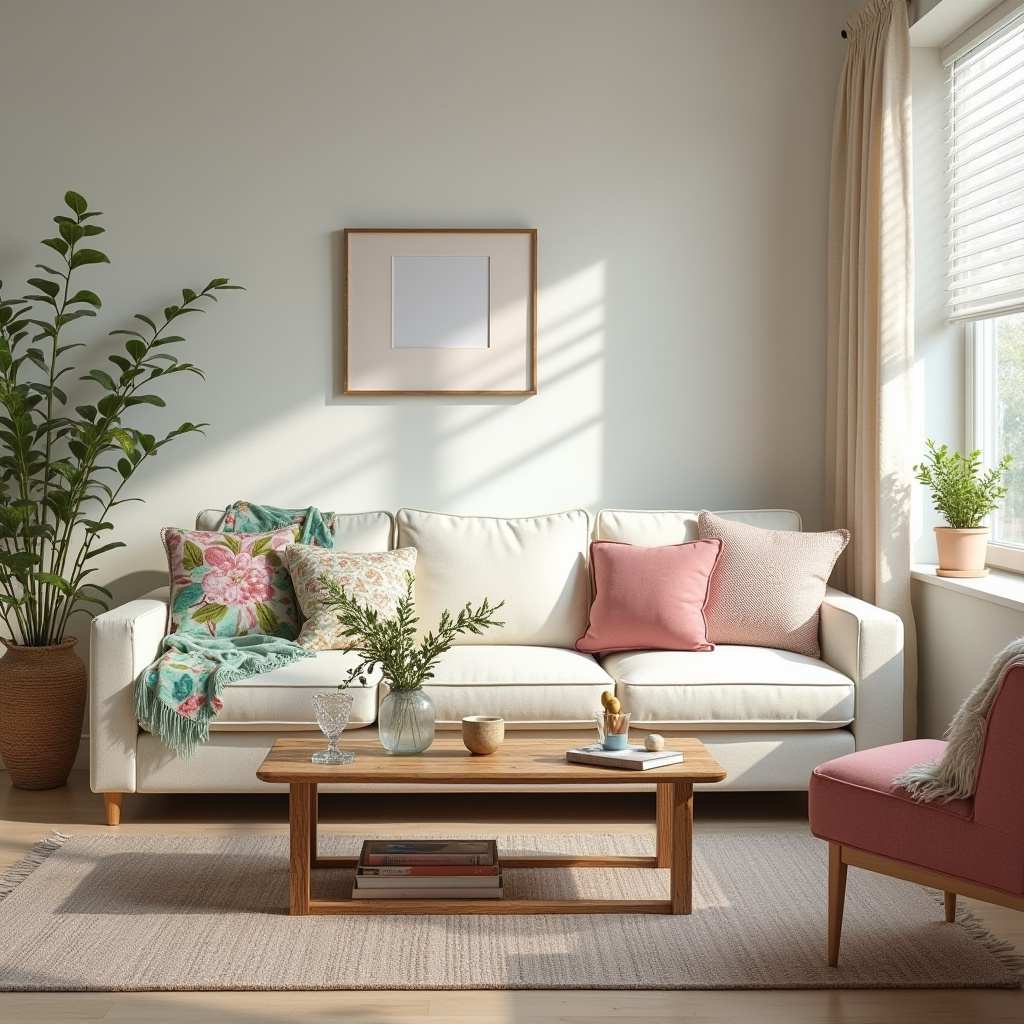 Spring Living Room Decor 24