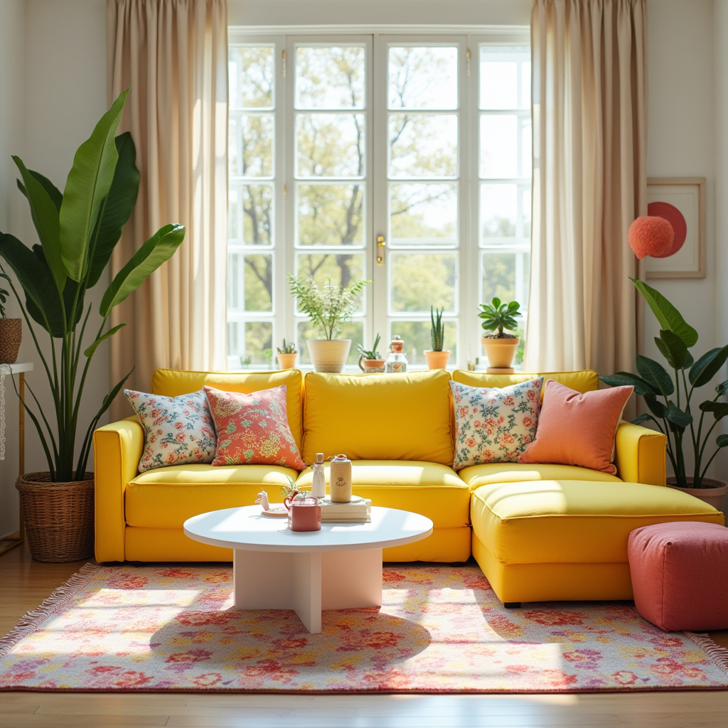 Spring Living Room Decor 34