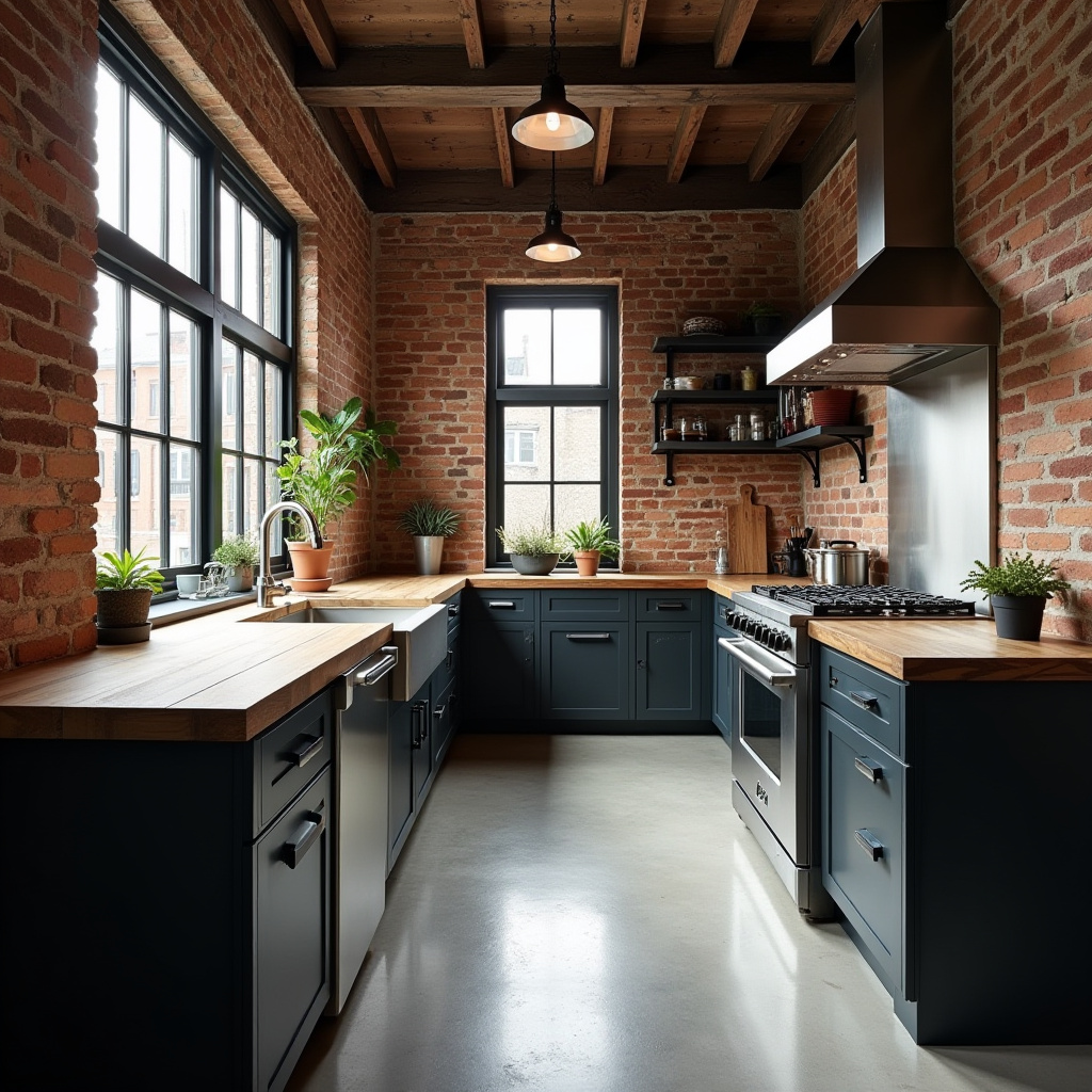 Straight Kitchen Design 16