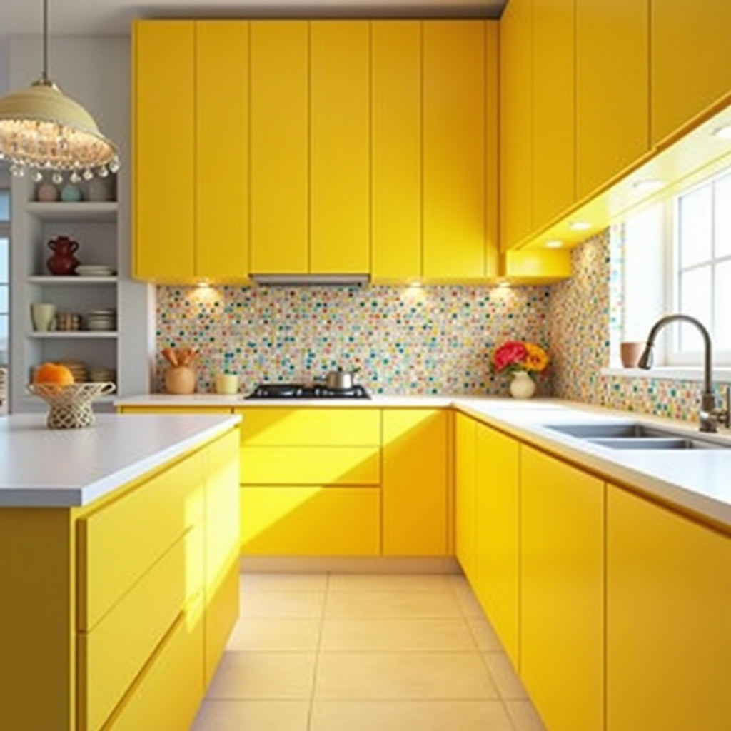 Straight Kitchen Design 17