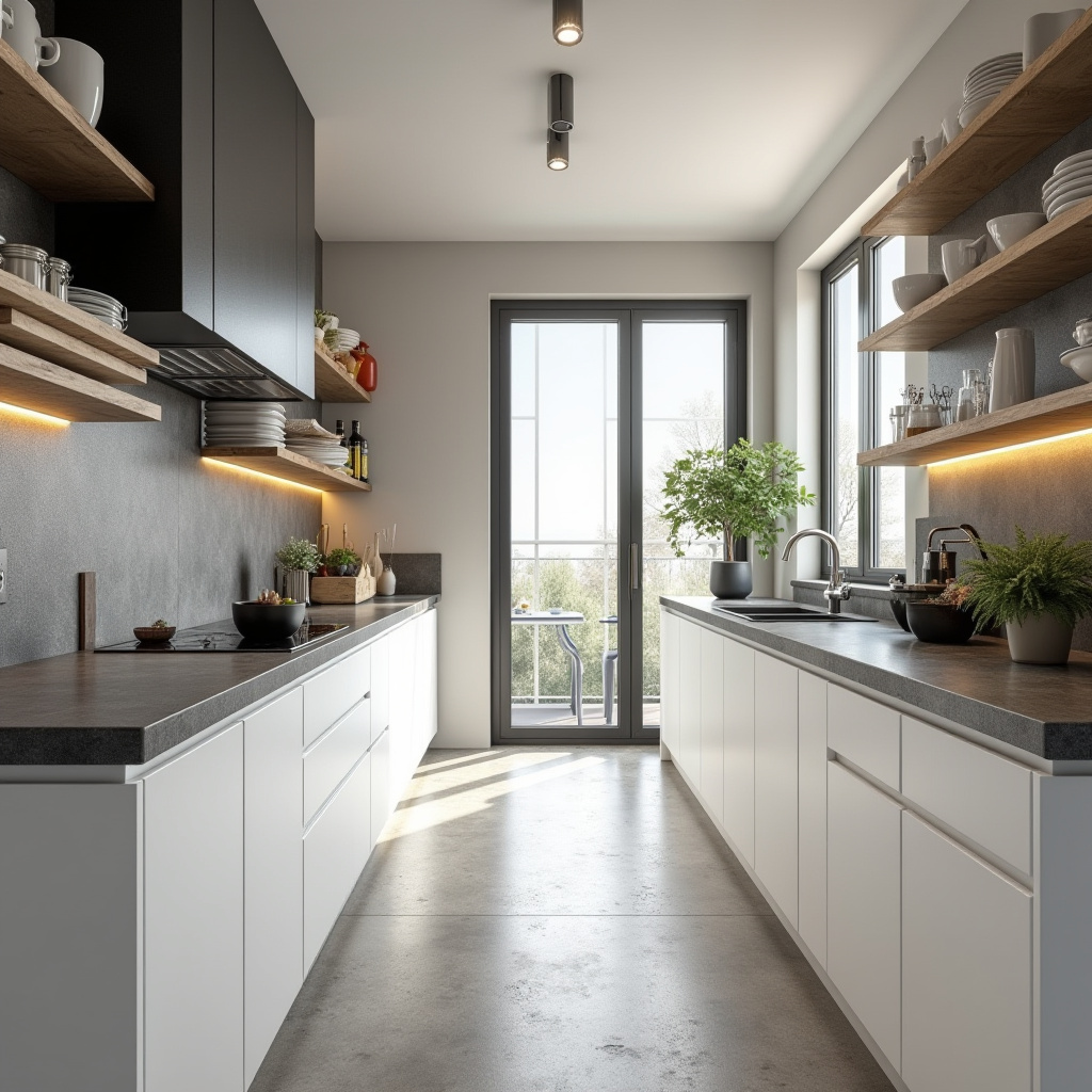 Straight Kitchen Design 2