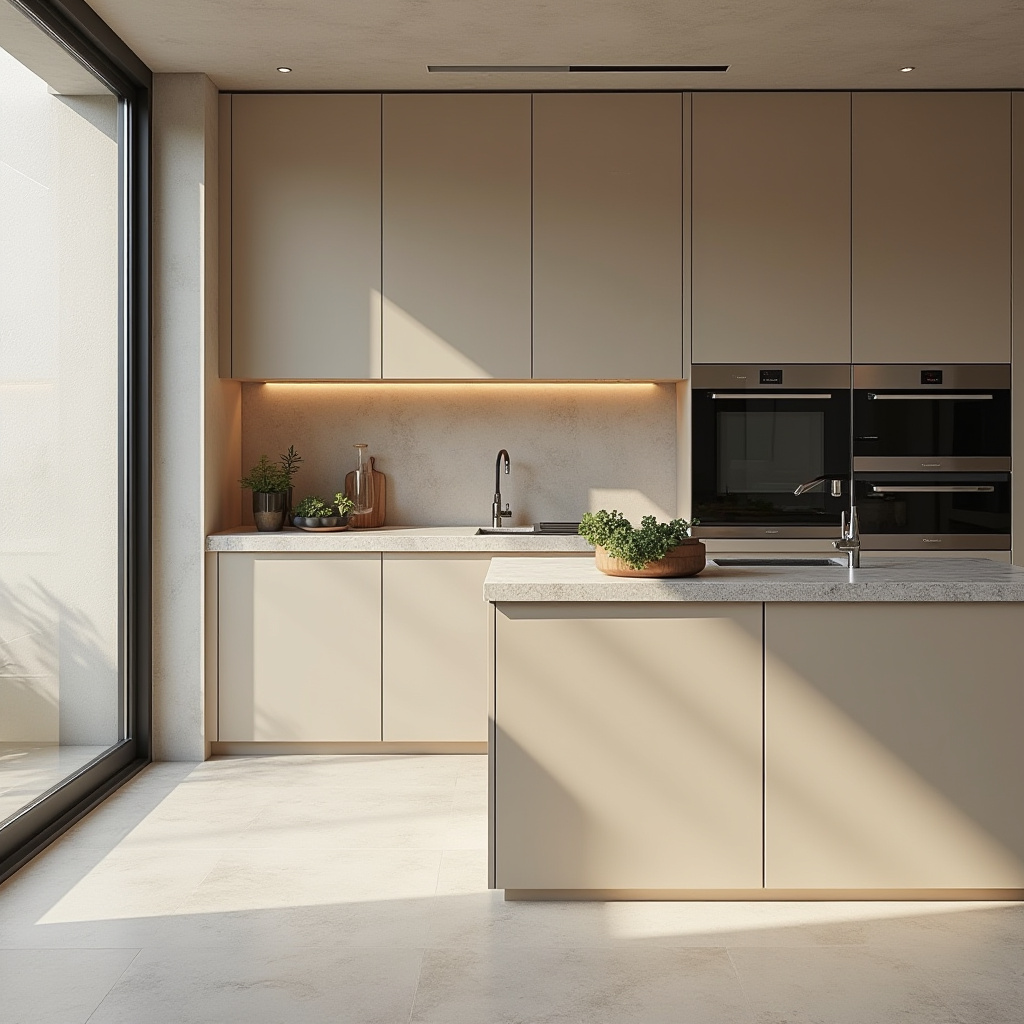 Straight Kitchen Design 23