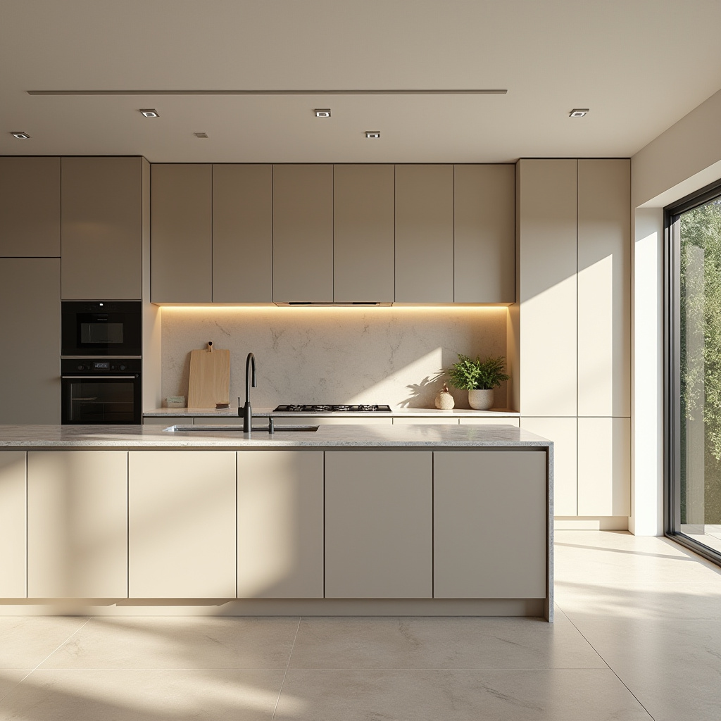 Straight Kitchen Design 24