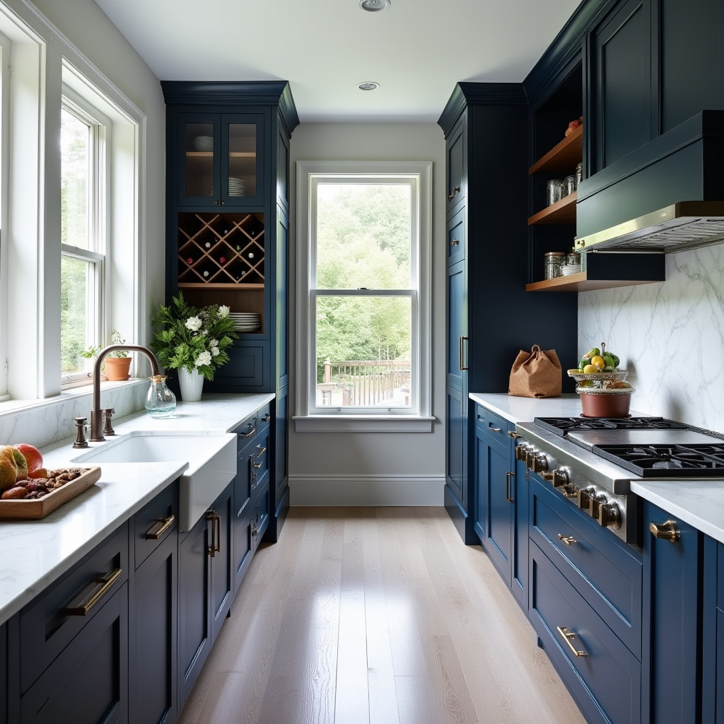 Straight Kitchen Design 32