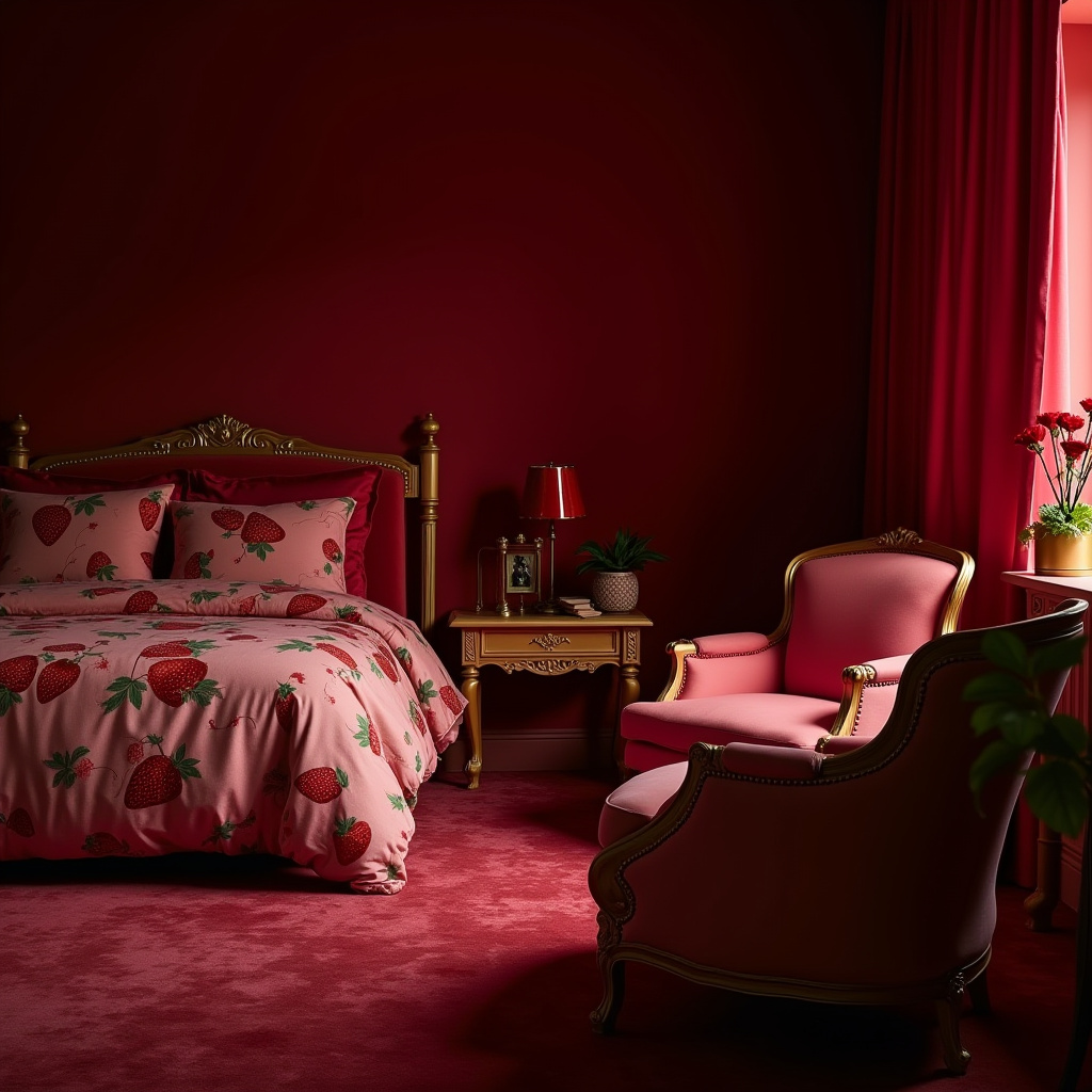 Strawberry Bedroom 10