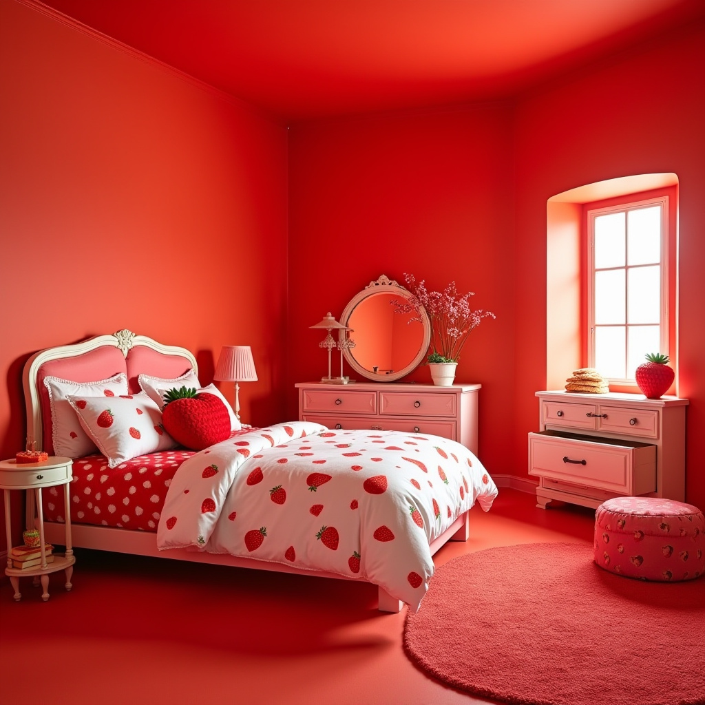 Strawberry Bedroom 26