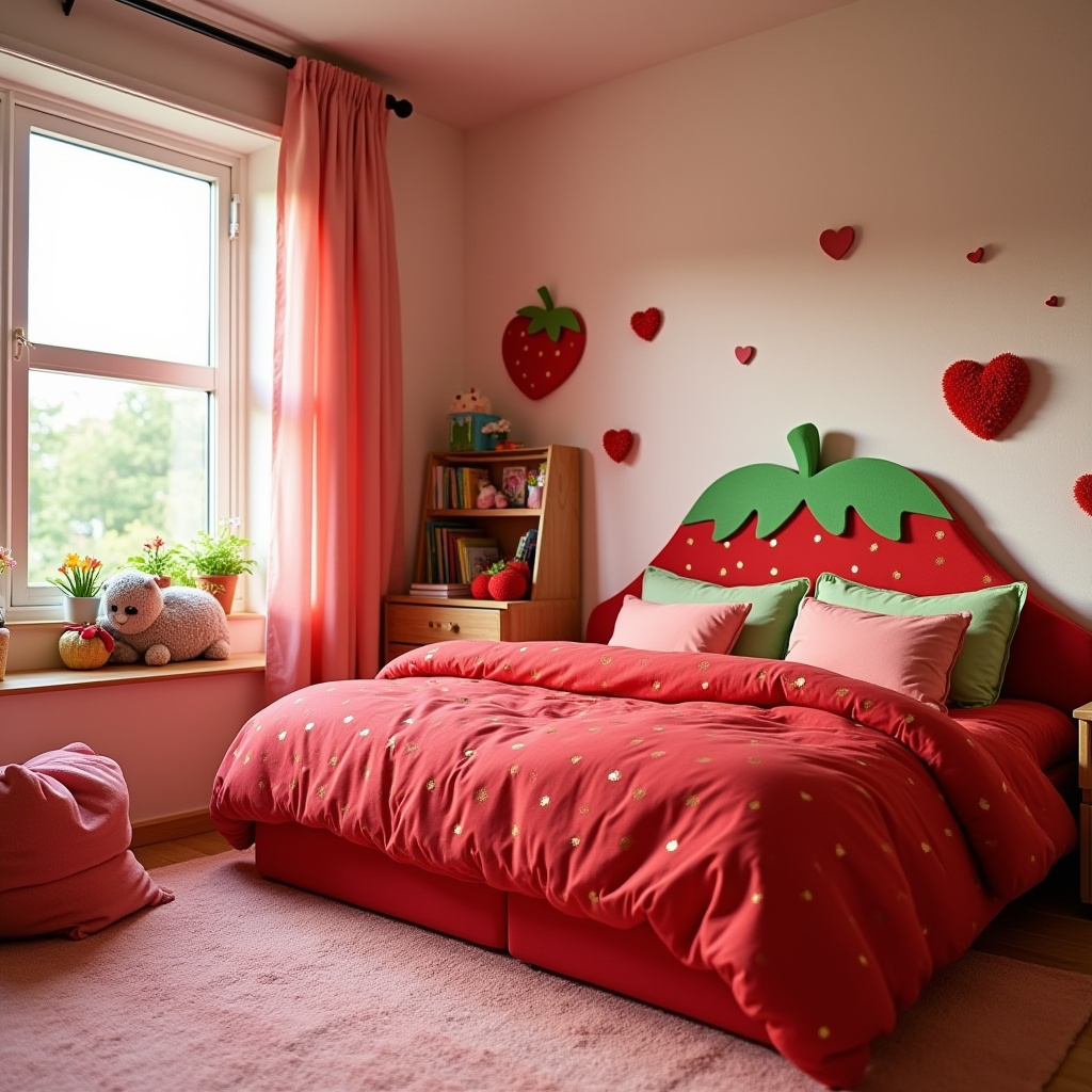 Strawberry Bedroom 3
