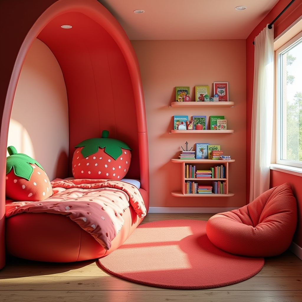 Strawberry Bedroom 4