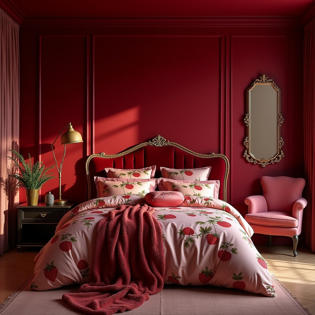 Strawberry Bedroom 9