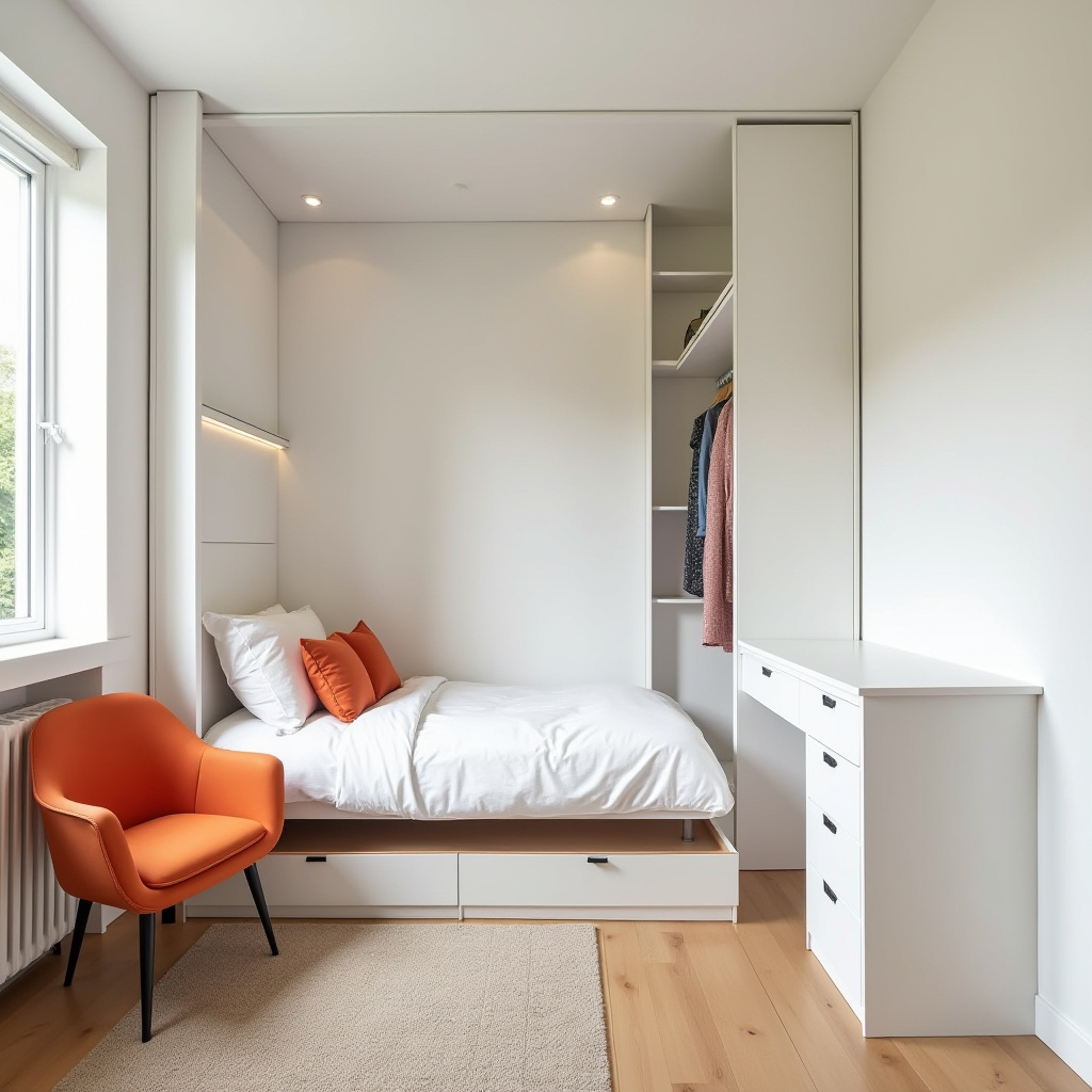 Super Tiny Bedroom 9