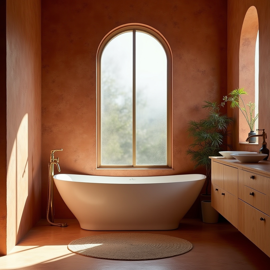 Terracotta Bathroom Ideas 1