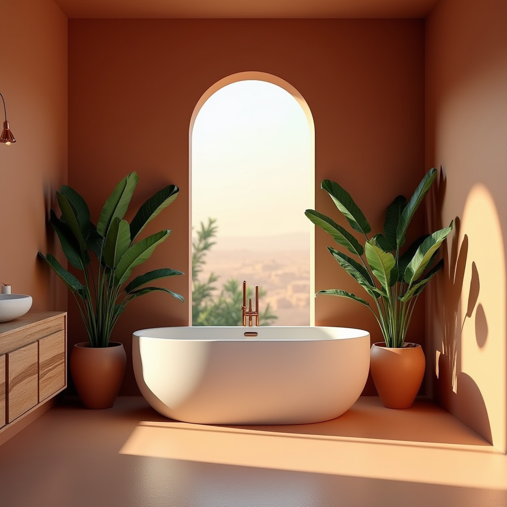Terracotta Bathroom Ideas 11