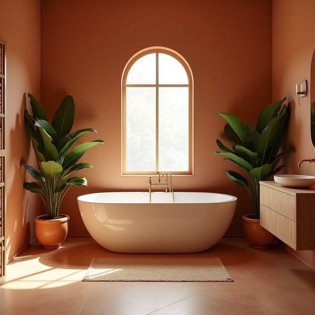 Terracotta Bathroom Ideas 12