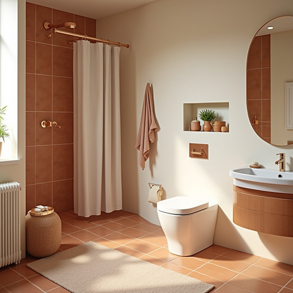 Terracotta Bathroom Ideas 13
