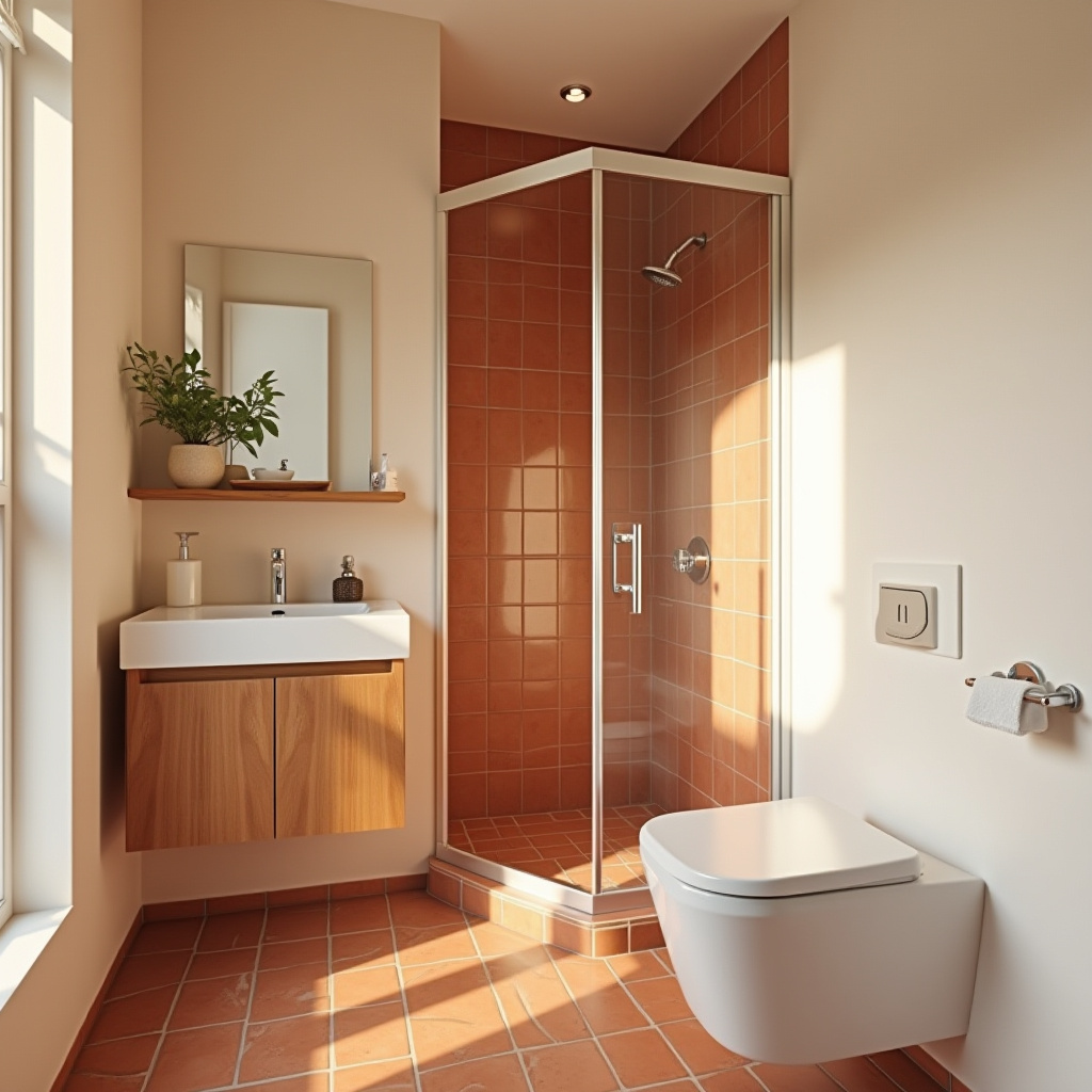 Terracotta Bathroom Ideas 14