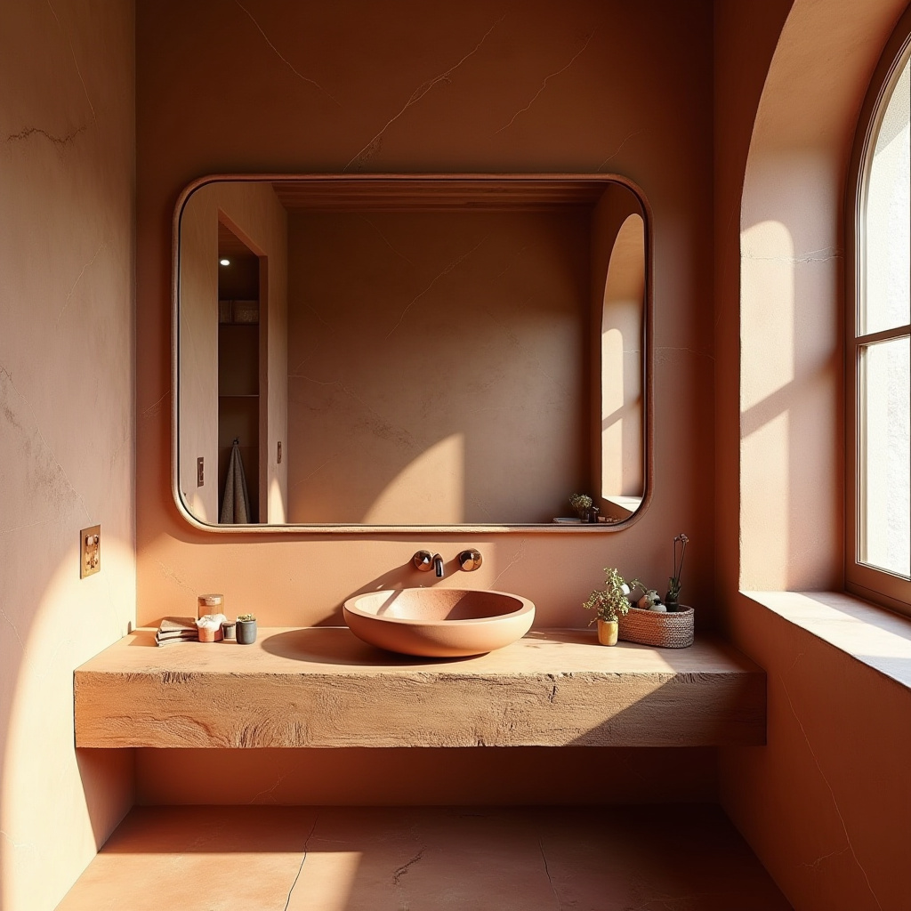 Terracotta Bathroom Ideas 16