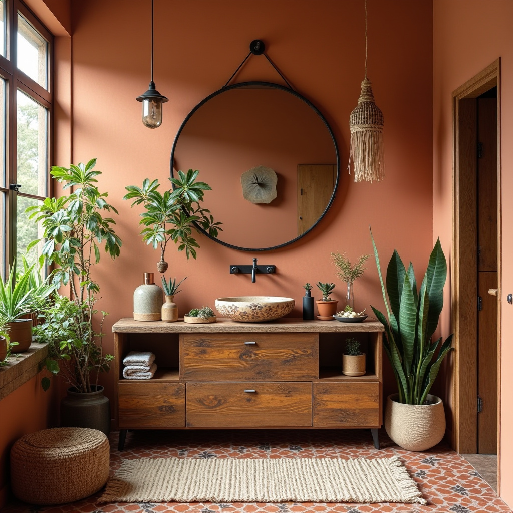 Terracotta Bathroom Ideas 20