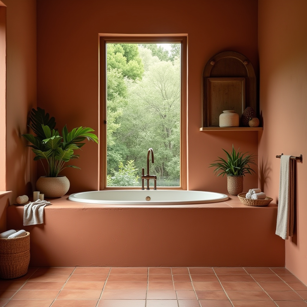 Terracotta Bathroom Ideas 28