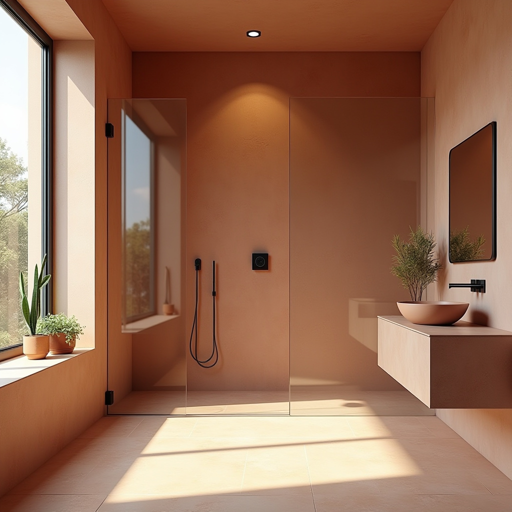 Terracotta Bathroom Ideas 30