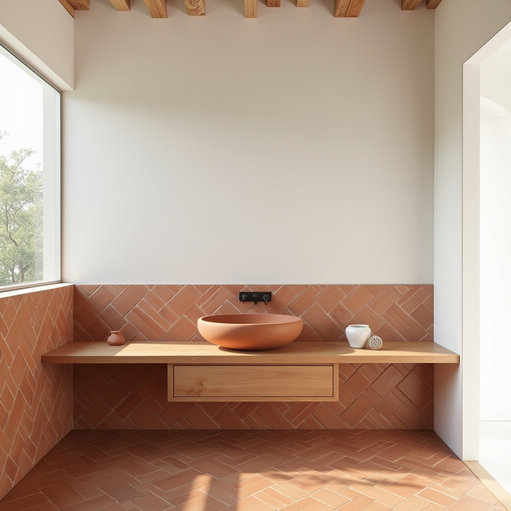 Terracotta Bathroom Ideas 4