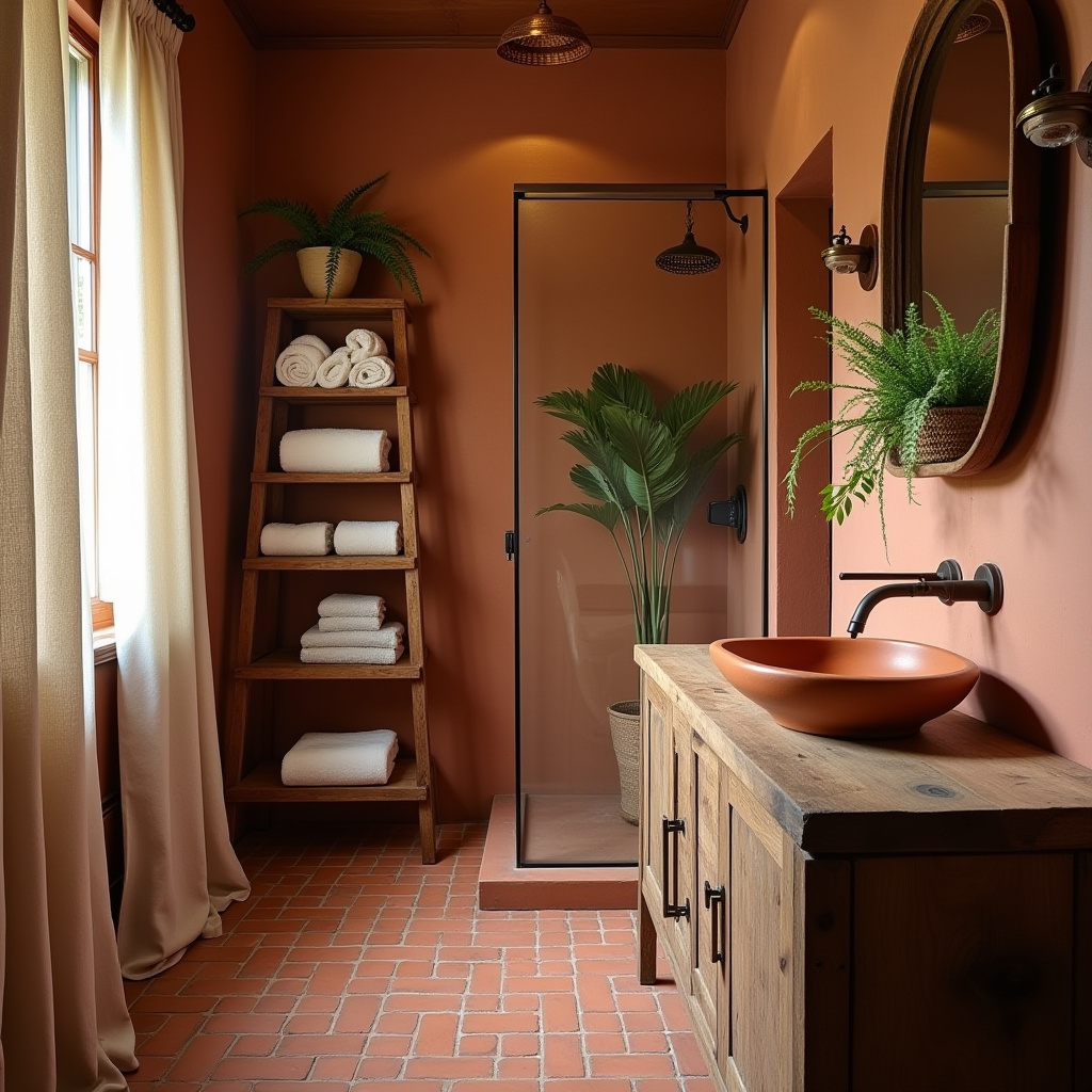 Terracotta Bathroom Ideas 5