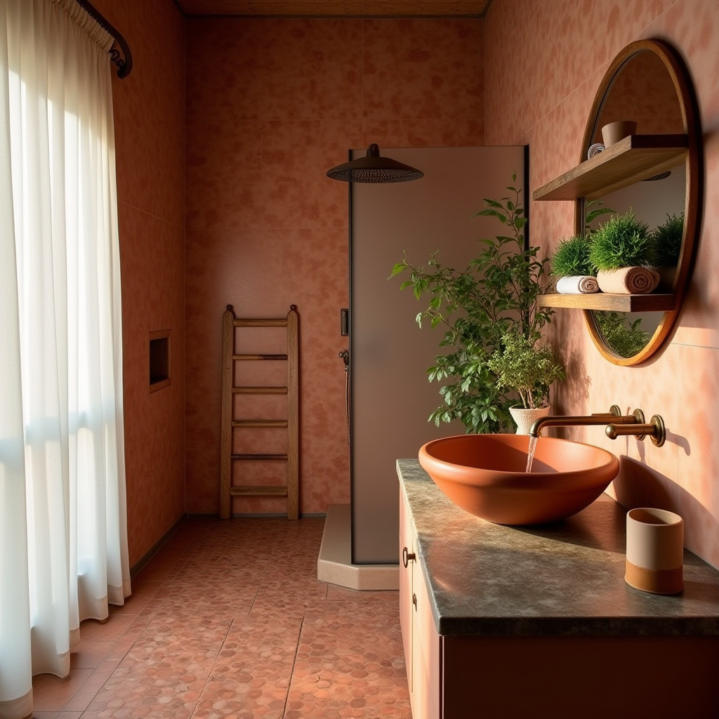 Terracotta Bathroom Ideas 6