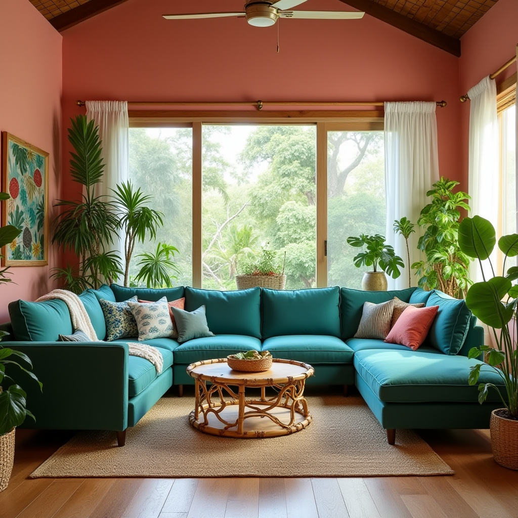 Tropical Living Room Ideas 1