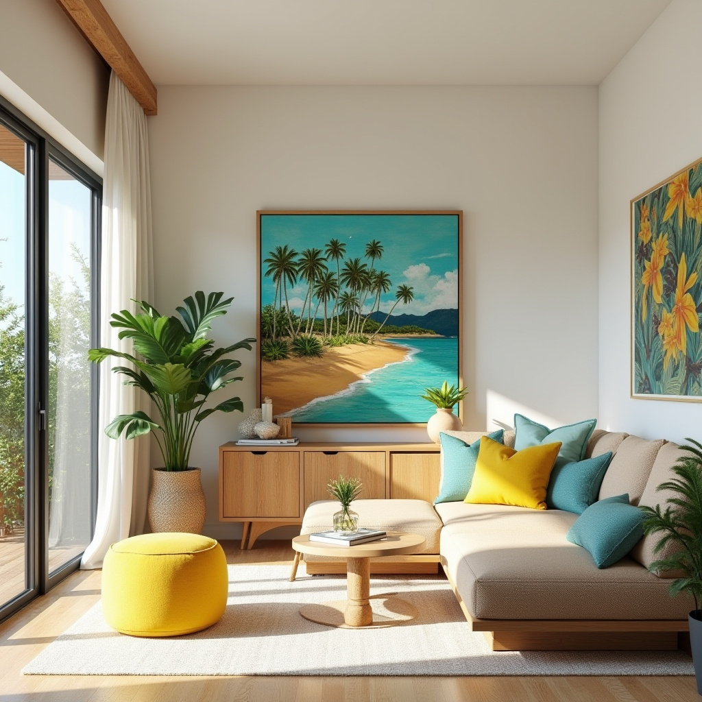 Tropical Living Room Ideas 7