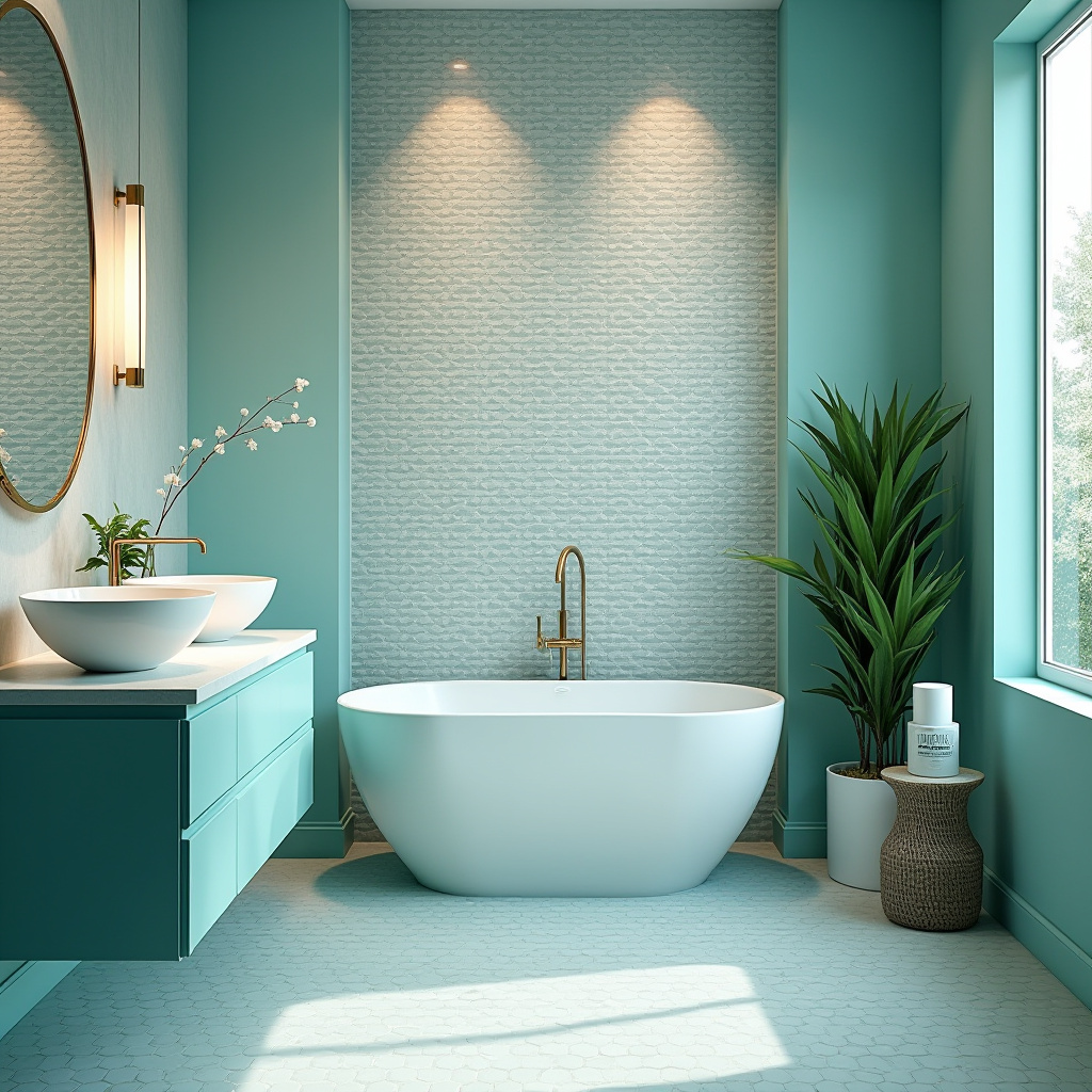 Turquoise Bathroom Ideas 14