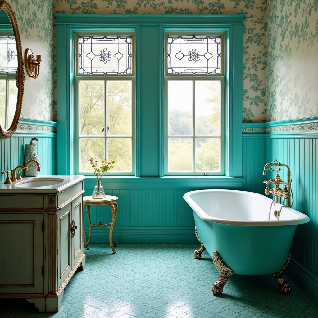 Turquoise Bathroom Ideas 19