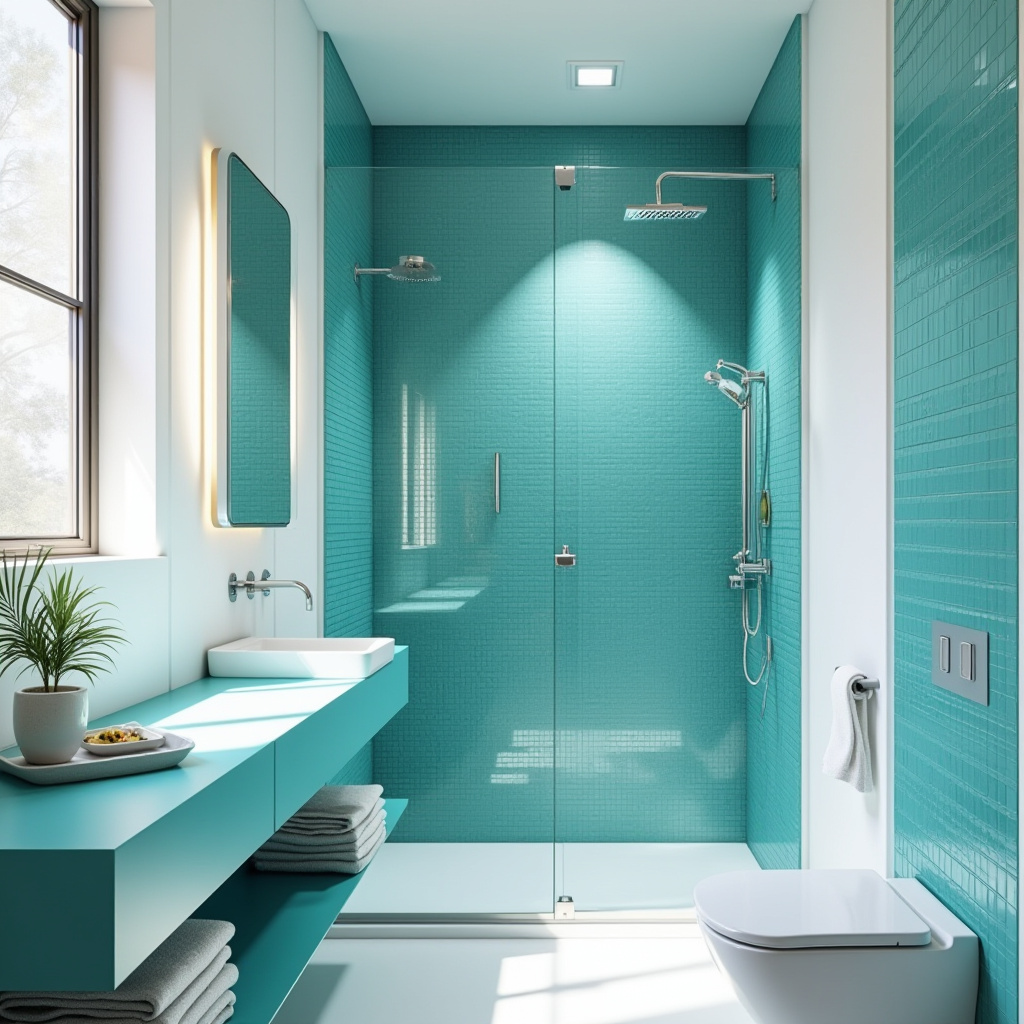 Turquoise Bathroom Ideas 23
