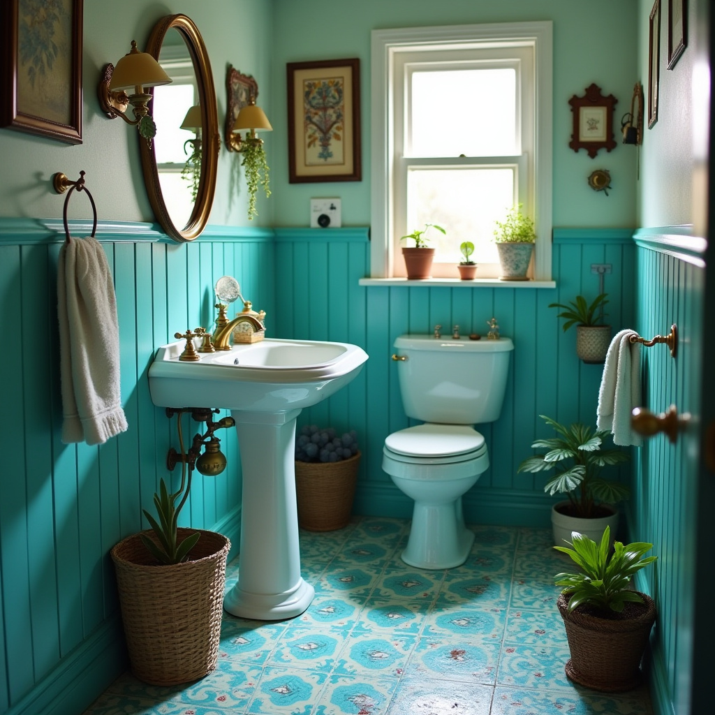 Turquoise Bathroom Ideas 25