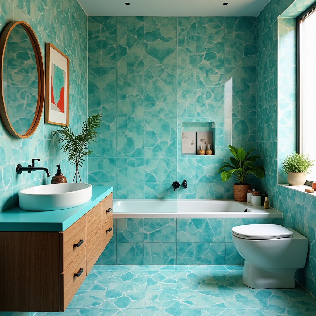 Turquoise Bathroom Ideas 36