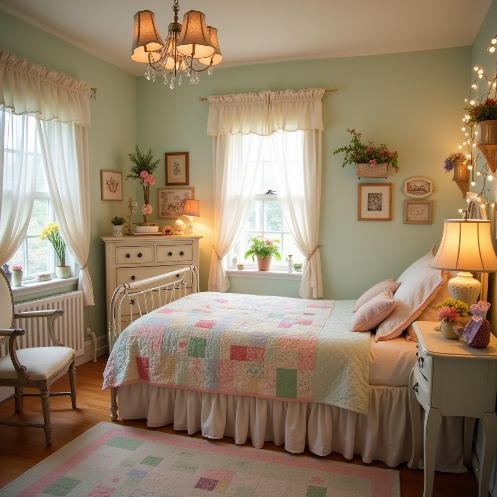 Twinkle Lights Bedroom 34