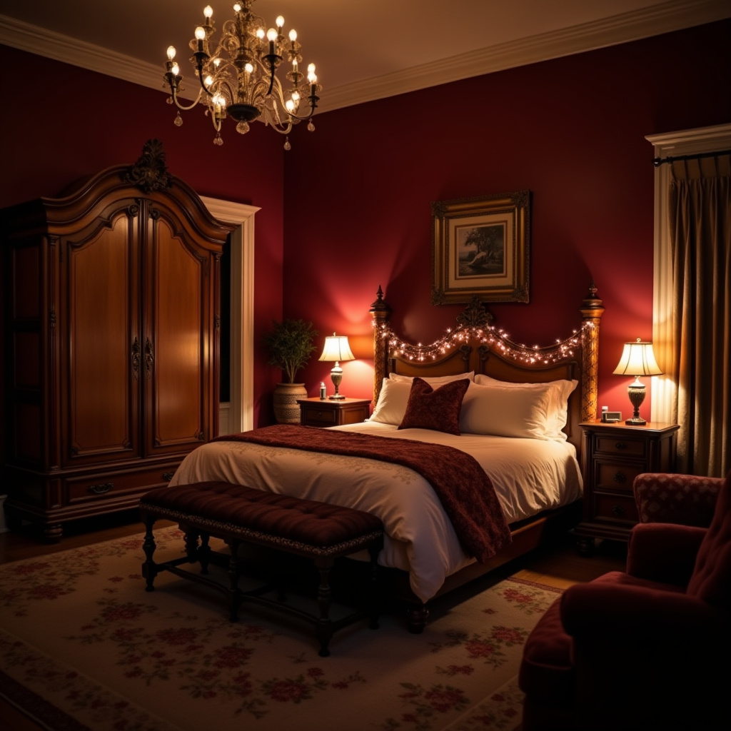 Twinkle Lights Bedroom 37