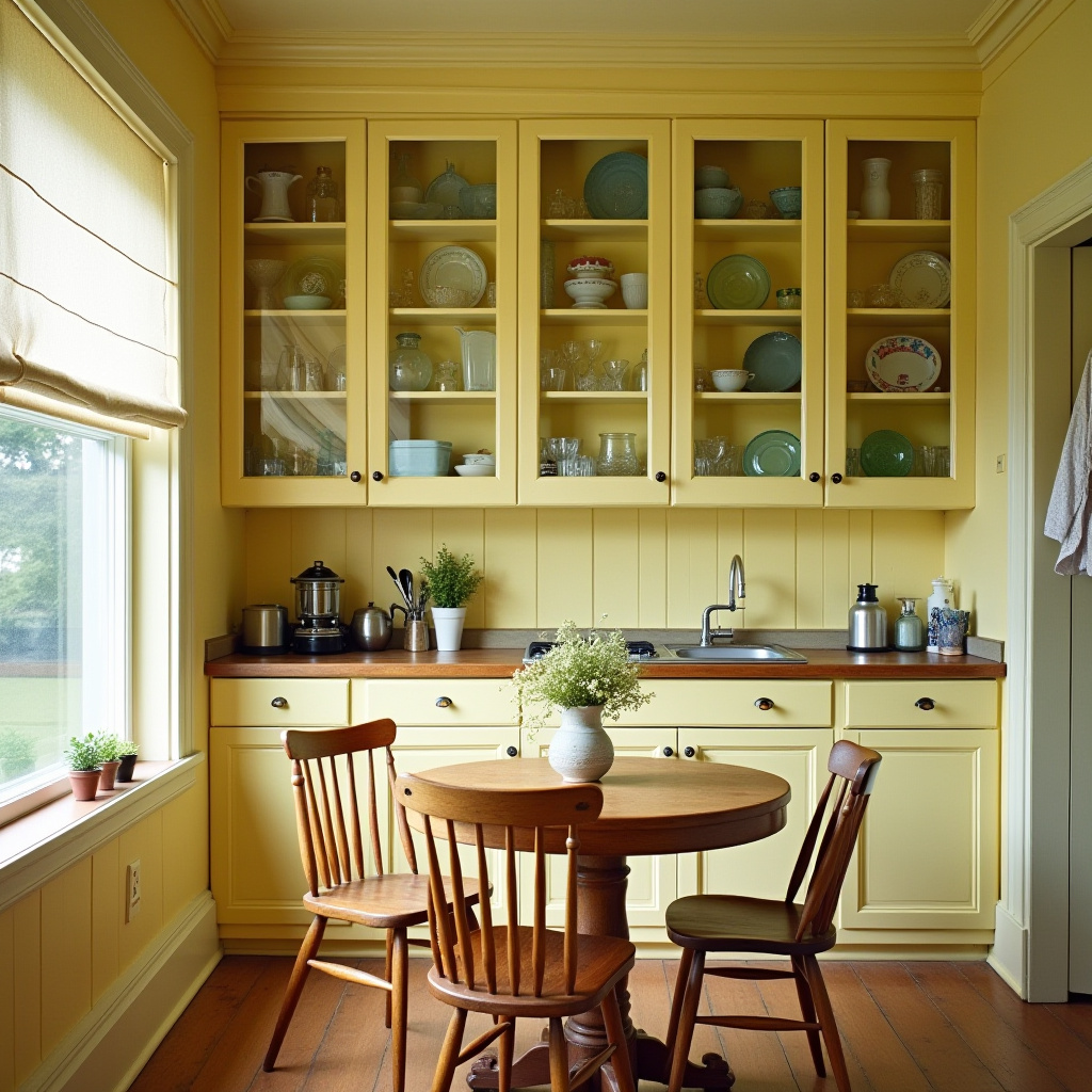 Vintage Yellow Kitchen 23