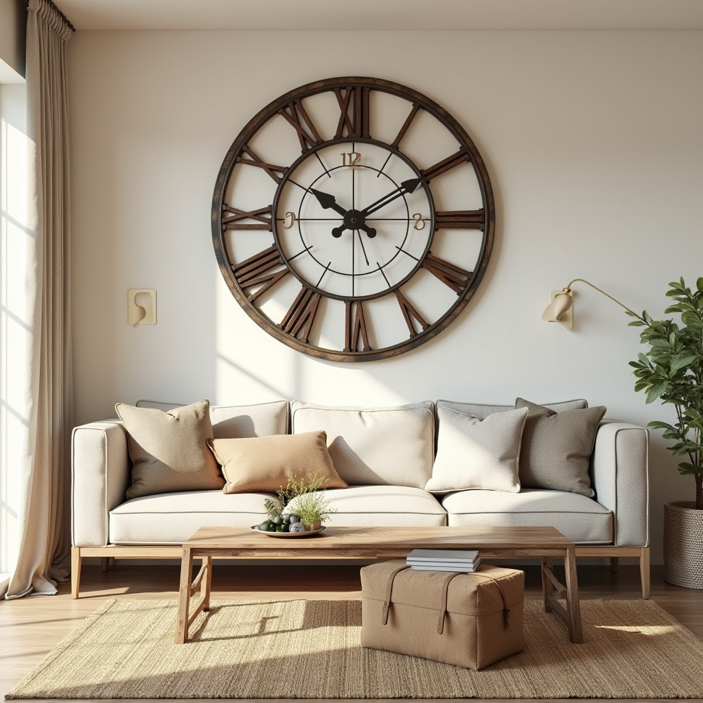 Wall Clock Decor Living Room 1